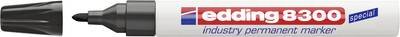 Edding 8300 industry permanent marker 4-8300001 Permanentmarker Schwarz wasserfest: Ja