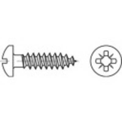 TOOLCRAFT 1069682 Halbrundschrauben 4 mm 20 mm Kreuzschlitz Pozidriv 88096 Edelstahl A2 1000 St.