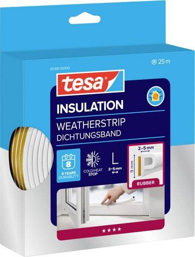 tesa P-Profil 05391-00100-02 Dichtband tesamoll® Weiß (L x B) 25 m x 9 mm 25 m