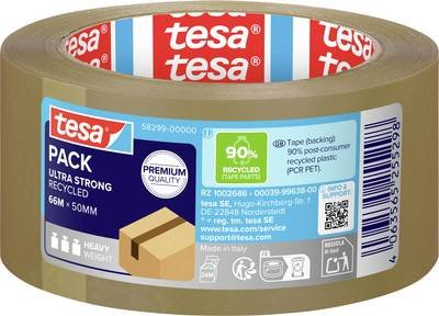 tesa ECO & ULTRA STRONG 58299-00000-00 Packband tesapack® eco & ultra strong Braun (L x B) 66 m x 50 mm 1 St.
