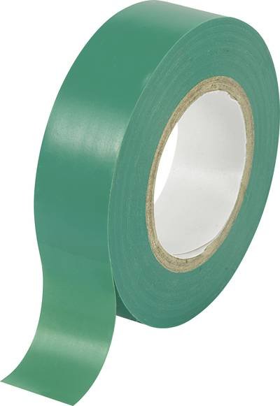 TRU COMPONENTS TC-10089960 Isolierband Grün (L x B) 20 m x 19 mm 1 St.