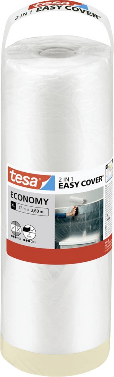 tesa Easy Cover Economy 56578-00000-00 Abdeckfolie (L x B) 17 m x 2.60 m 1 St.