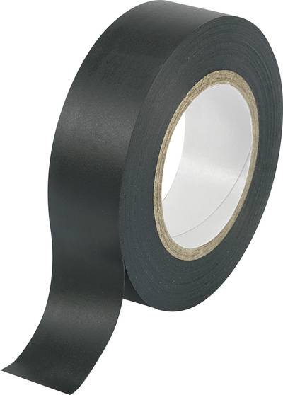 TRU COMPONENTS TC-9559252 Isolierband Schwarz (L x B) 20 m x 19 mm 1 St.
