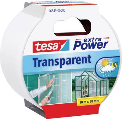tesa 56349-00000-04 Reparaturband tesa® extra Power Transparent (L x B) 10 m x 50 mm 1 St.