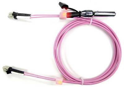 EasyLan LWL-LED-Patchkabel duplex 50/125µm OM4, LC/LC, violett, 7,5 m