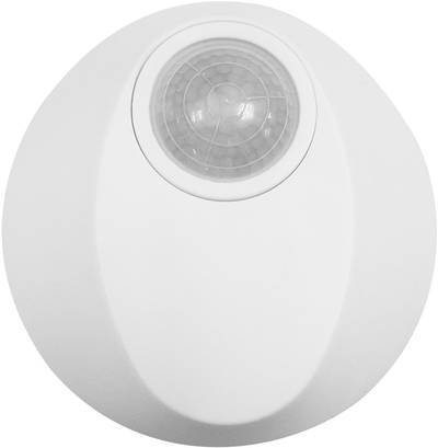 Grothe 94503 Aufputz Bewegungsmelder 360 ° Relais Weiß IP54
