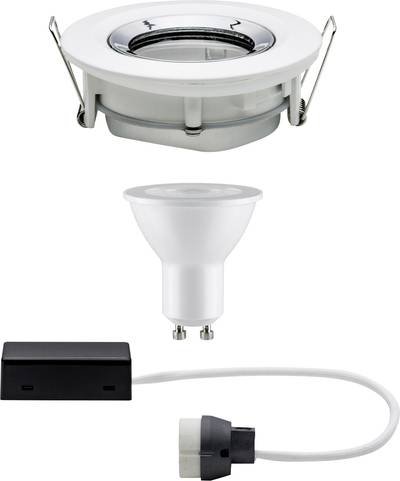 Paulmann Nova Bad-Einbauleuchte LED GU10 7 W IP65 Weiß (matt), Chrom