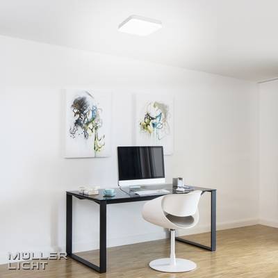 Müller-Licht Milex 20500084 LED-Bad-Deckenleuchte 24 W Warmweiß Weiß