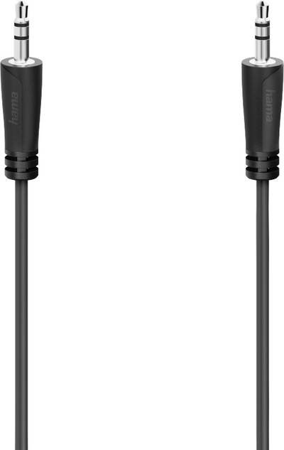 hama 00205116 Audio-Kabel, 3,5-mm-Klinken-St. - 3,5-mm-Klinken-St., Stereo, 5,0 m