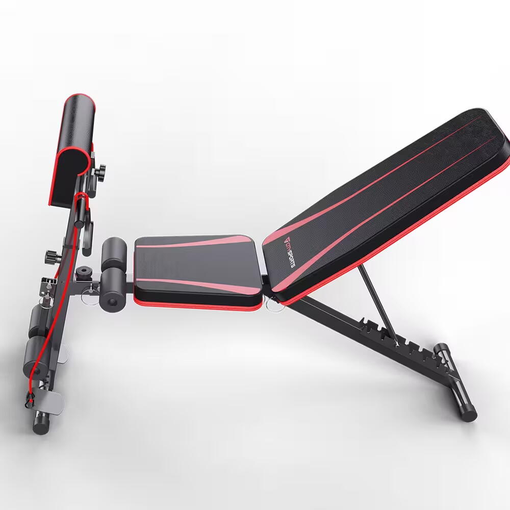 CITYSPORTS Banco de Musculación,Citysports,7 Posiciones Ajustables y 2 Correas