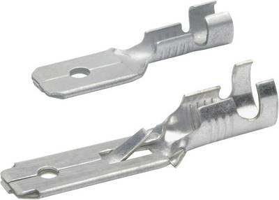 Klauke 2235 Flachstecker Steckbreite: 2.80 mm Steckdicke: 0.80 mm Unisoliert Messing 1 St.