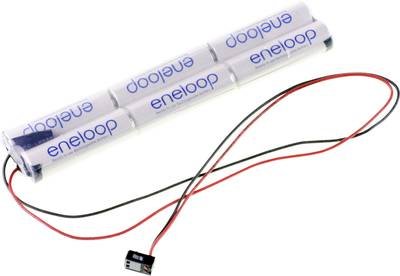 Panasonic eneloop Inline L2x3 MPX Akkupack 6x Mignon (AA) Kabel, Stecker NiMH 7.2 V 1900 mAh
