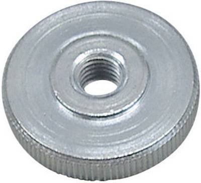 TOOLCRAFT DIN 467 - 5 ZN Rändelmuttern M5 DIN 467 Stahl verzinkt 10 St.