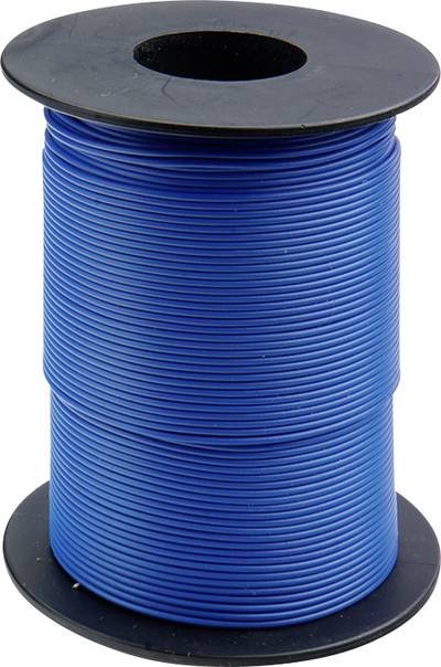 Donau Elektronik 105-2-100 Schaltdraht 1 x 0.20 mm² Blau 100 m