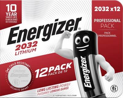 Energizer Knopfzelle CR 2032 3 V 12 St. 240 mAh Lithium