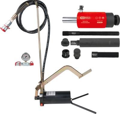 Hydraulik-Einheit 22t, mit Hydraulik-Pumpe und Manometer, 15-tlg