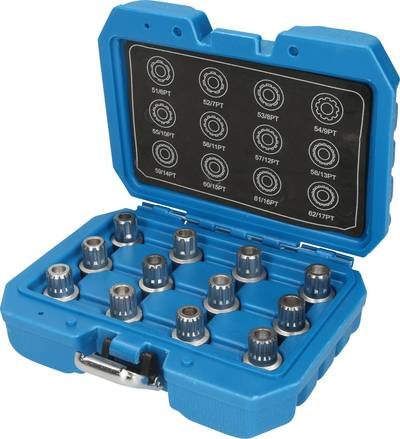 Felgenschloss-Sortiment für VW, 12-tlg Brilliant Tools BT691190