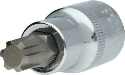 Brilliant Tools BT541061 Bit-Einsatz, Länge 54 mm, Antrieb Innenvierkant 12.5 mm (1/2") für VAG Polydrive