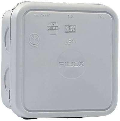 Fibox 8600670 Abzweigkasten (L x B x H) 90 x 90 x 49 mm Grau (RAL 7035) IP65 1 St.