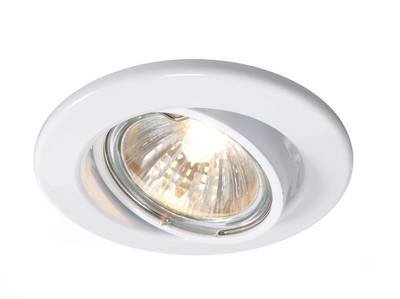 Deko Light Einbauring 89 GU5.3 686868 Deckeneinbauring LED, Halogen GU5.3, MR 16 50 W Verkehrsweiß (RAL 9016)