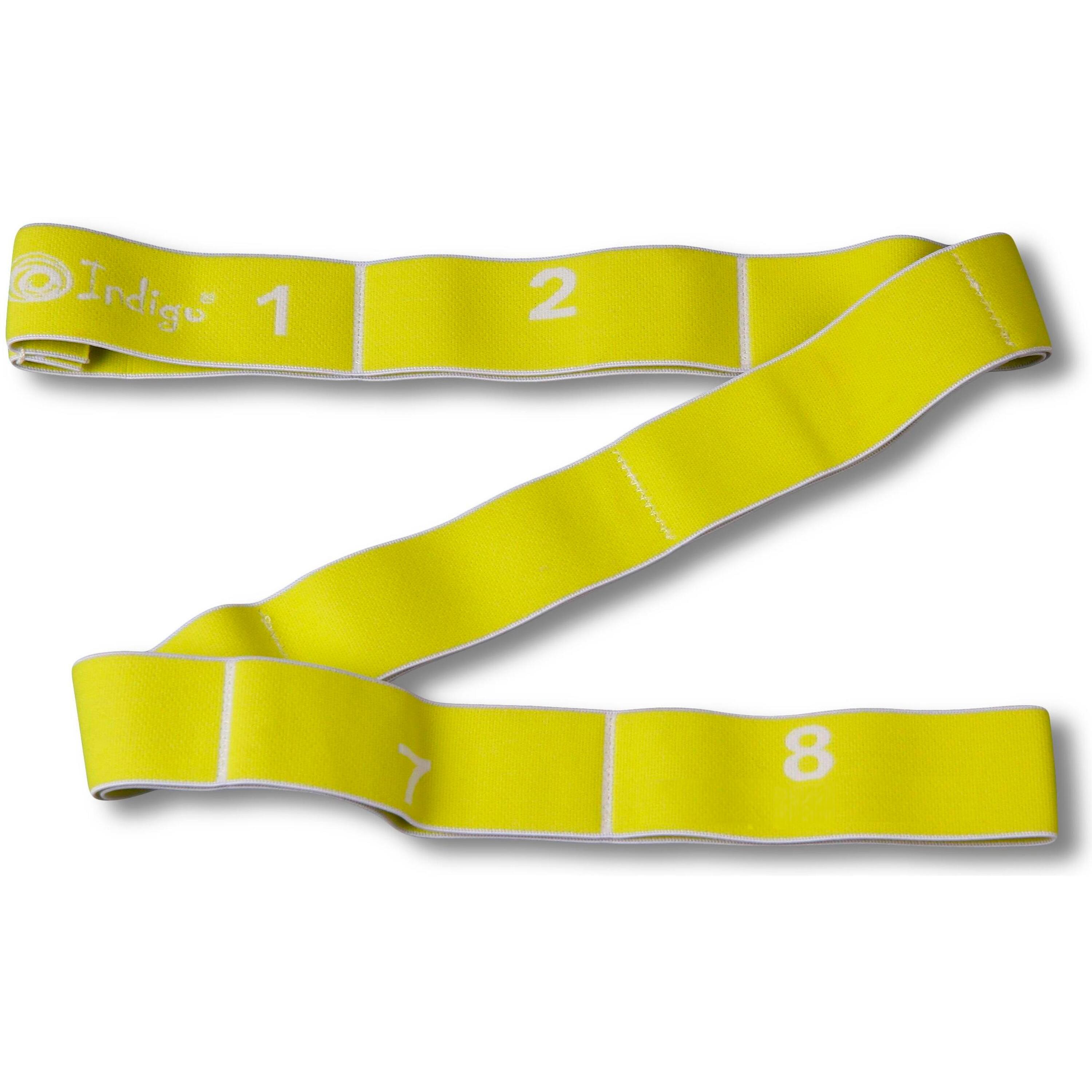 INDIGO SPORTS Banda Elástica (Cinta) cerrada 8 agarres INDIGO LIGHT Amarillo