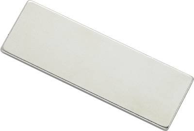 TRU COMPONENTS N35-451502 1564099 Magnet-Pad N35-451502 Silber (L x B) 45 mm x 15 mm 1 St.