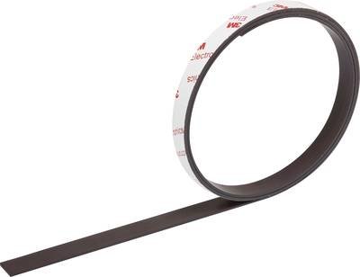 TOOLCRAFT 92013c158 Magnetklebeband Anthrazit (L x B) 1 m x 12.5 mm 1 St.