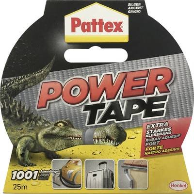 Pattex PT2DS Gewebeklebeband Pattex Power Tape Silber (L x B) 25 m x 50 mm 1 St.