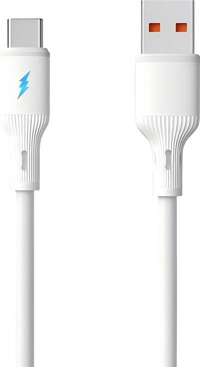 Akyga USB-C® Kabel USB-A Stecker, USB-C® Stecker 1.8 m Weiß AK-USB-60