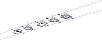 Paulmann MacII 94133 Seil-Komplettsystem GU5.3 50 W LED Chrom (matt)