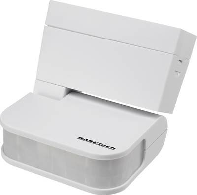Basetech 1528593 Aufputz PIR-Bewegungsmelder 240 ° Weiß IP44