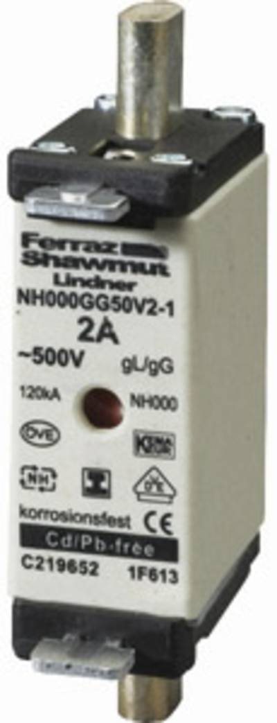 Mersen 1F655.000000 NH-Sicherung Sicherungsgröße = 000 63 A 500 V 1 St.