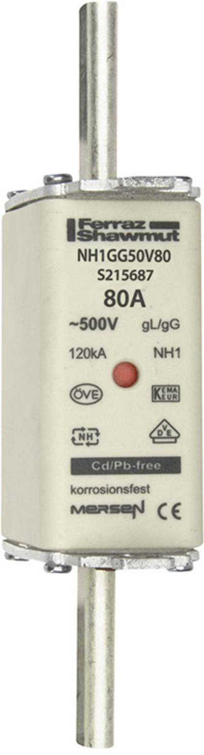Mersen 1B159.000000 NH-Sicherung Sicherungsgröße = 1 80 A 500 V 1 St.