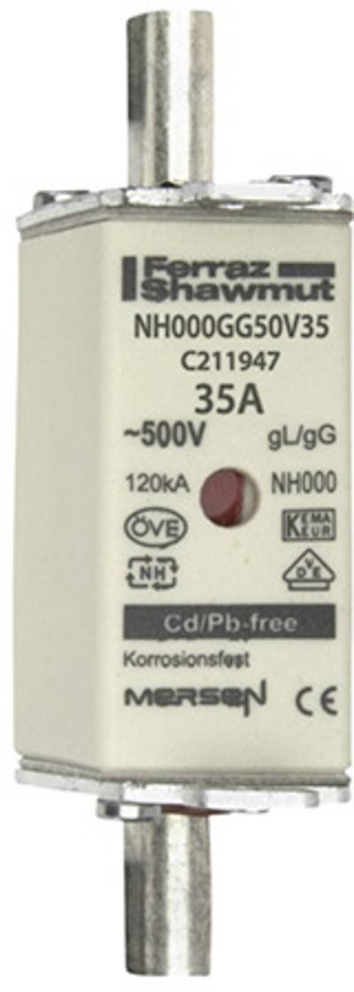 Mersen 1B645.000000 NH-Sicherung Sicherungsgröße = 000 35 A 500 V 1 St.