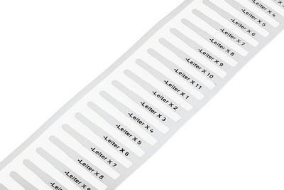 WAGO 211-821 211-821 Etiketten für Thermotransferdrucker Weiß Anzahl Markierer: 2500 2500 St.