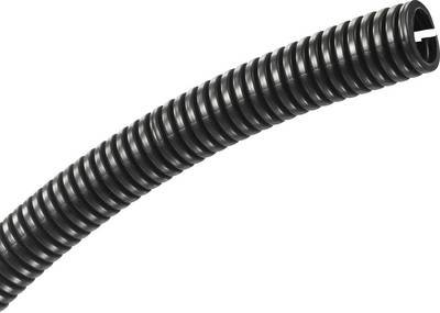 TRU COMPONENTS 1593171 TC-CRR11P203 Wellrohr Schwarz 10.70 mm Meterware