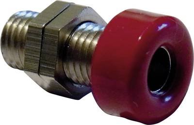 Schnepp Laborbuchse Buchse, Einbau vertikal Stift-Ø: 4 mm Rot 1 St.