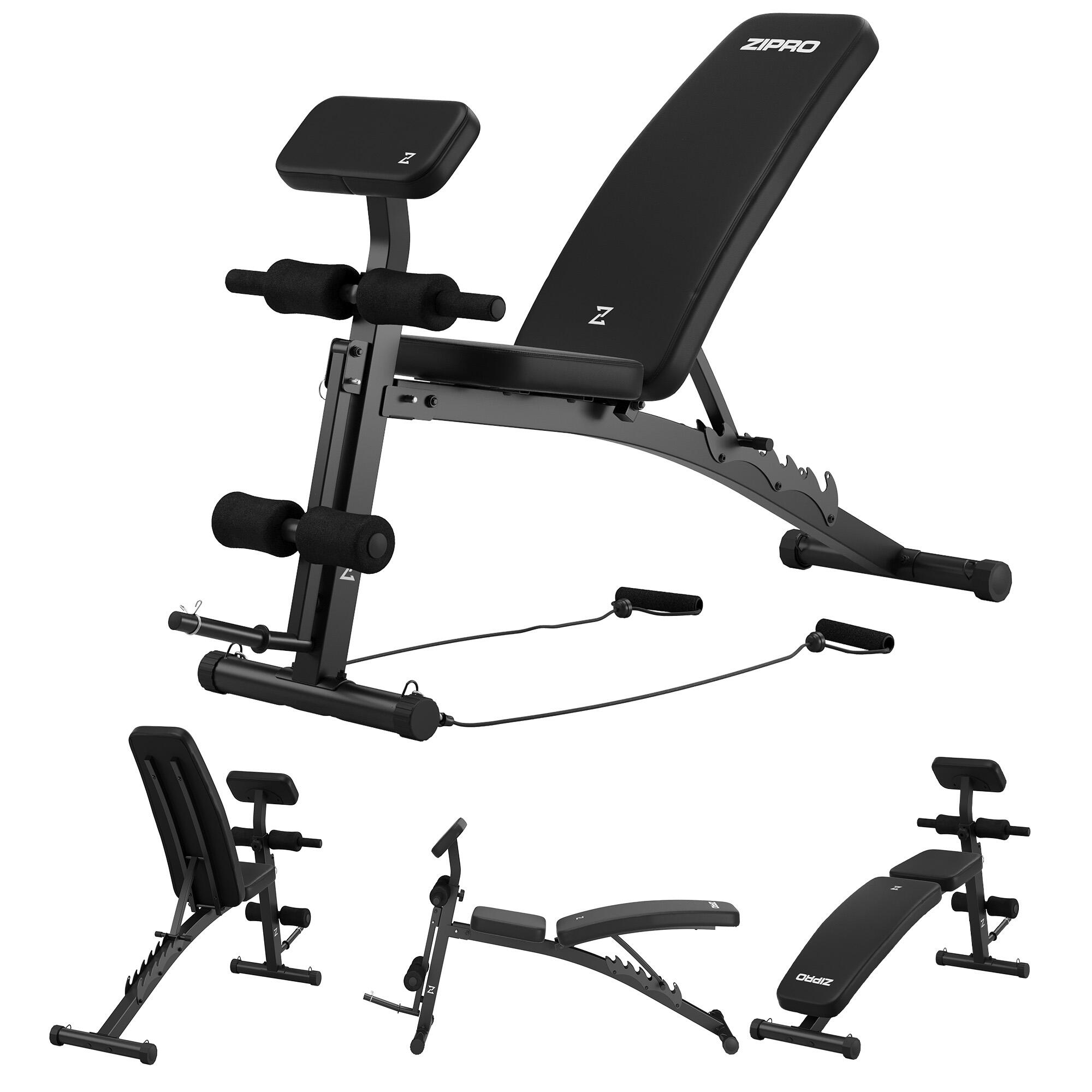 ZIPRO Banco musculación Zipro Volume con Pupitre de Bíceps regulable