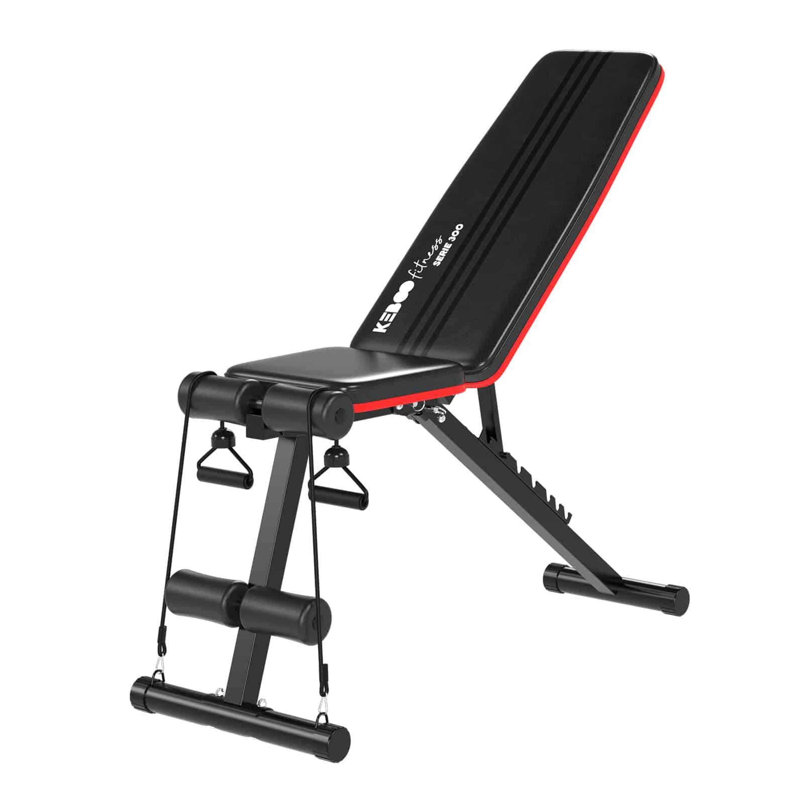 KEBOO Banco de Musculación Keboo Fitness Serie 500 Ajustable con 7 Posiciones Multieje
