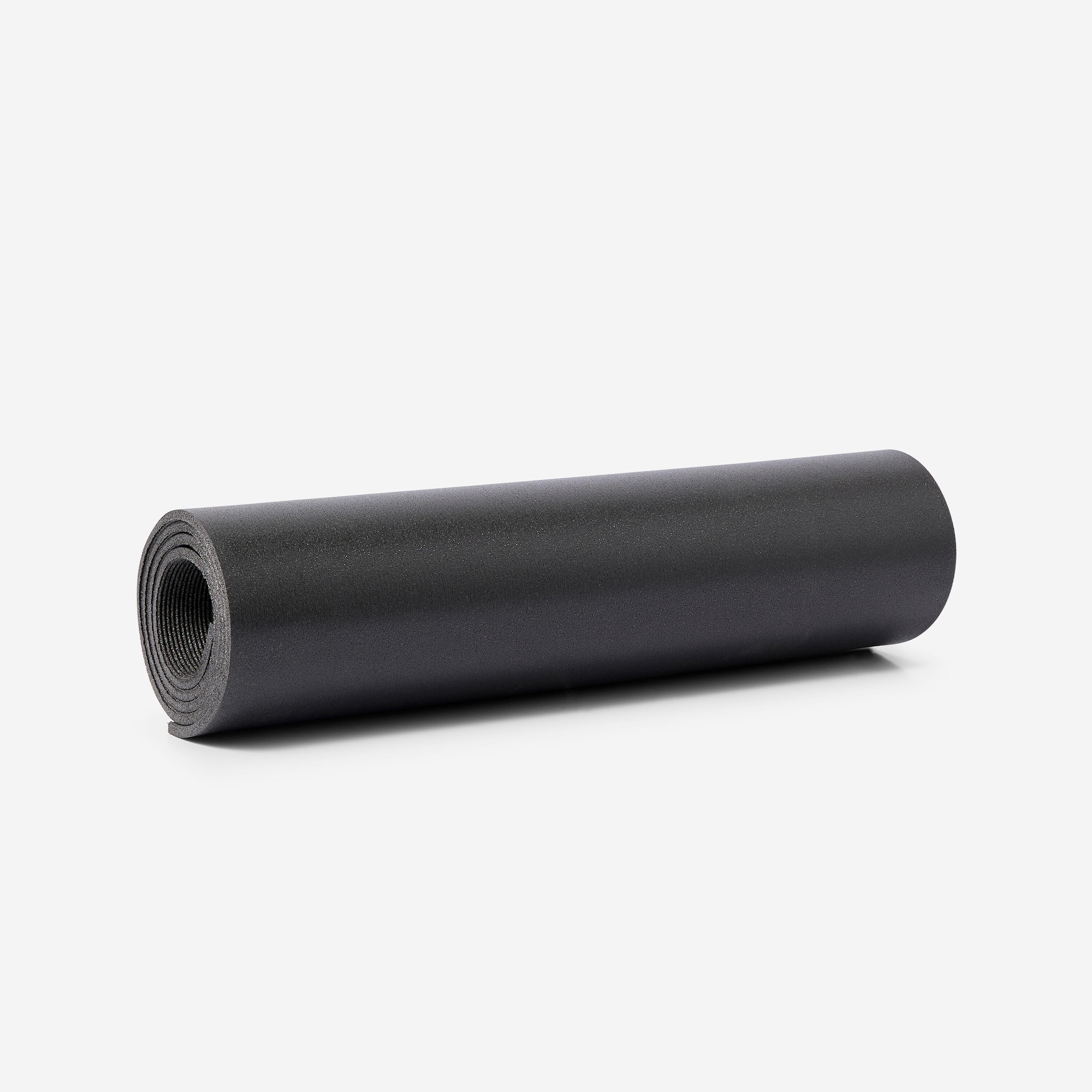 DOMYOS Esterilla colchoneta mat pilates 140x50cm 6,5mm Negro
