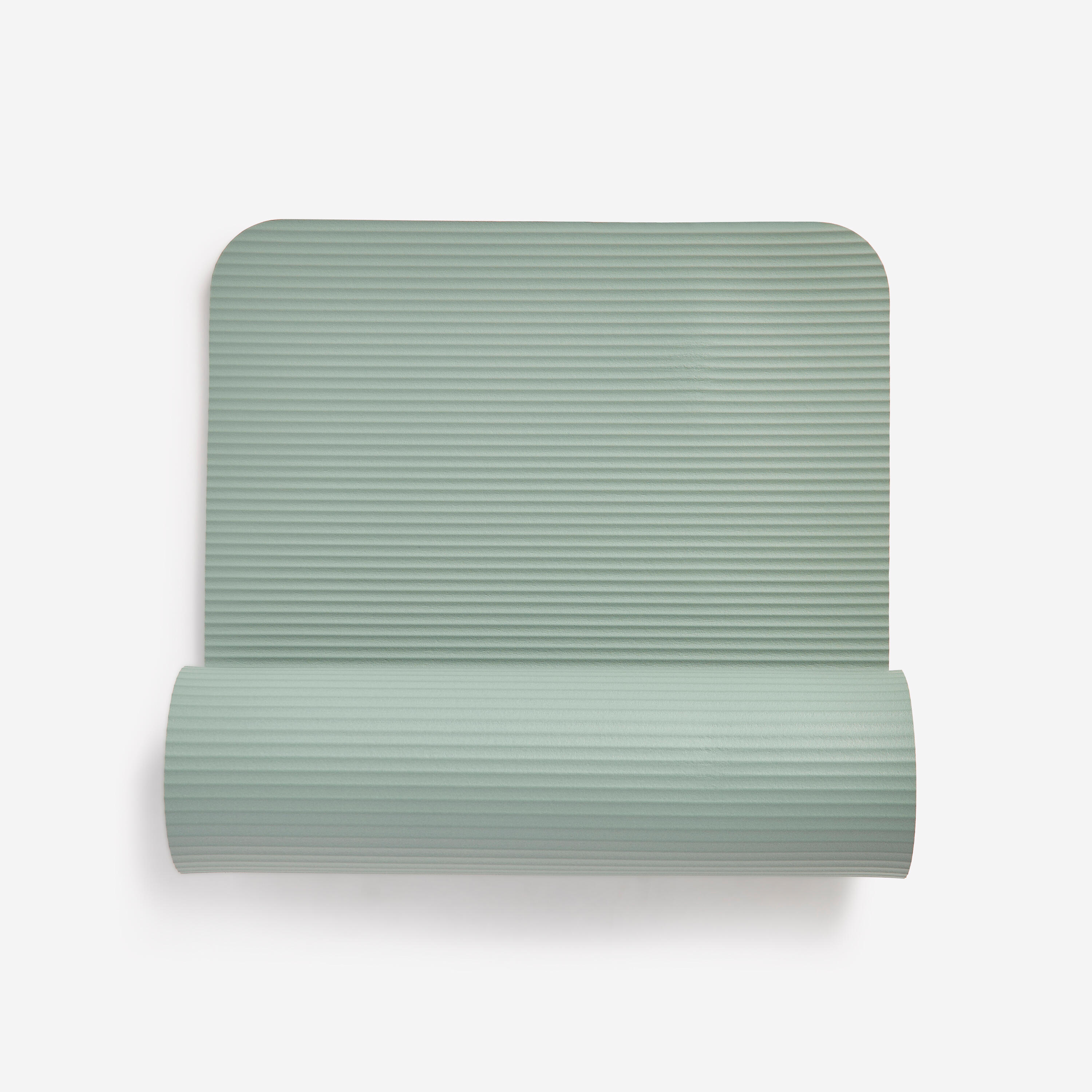 DOMYOS Esterilla Pilates Verde Claro Confort 15 mm Grosor