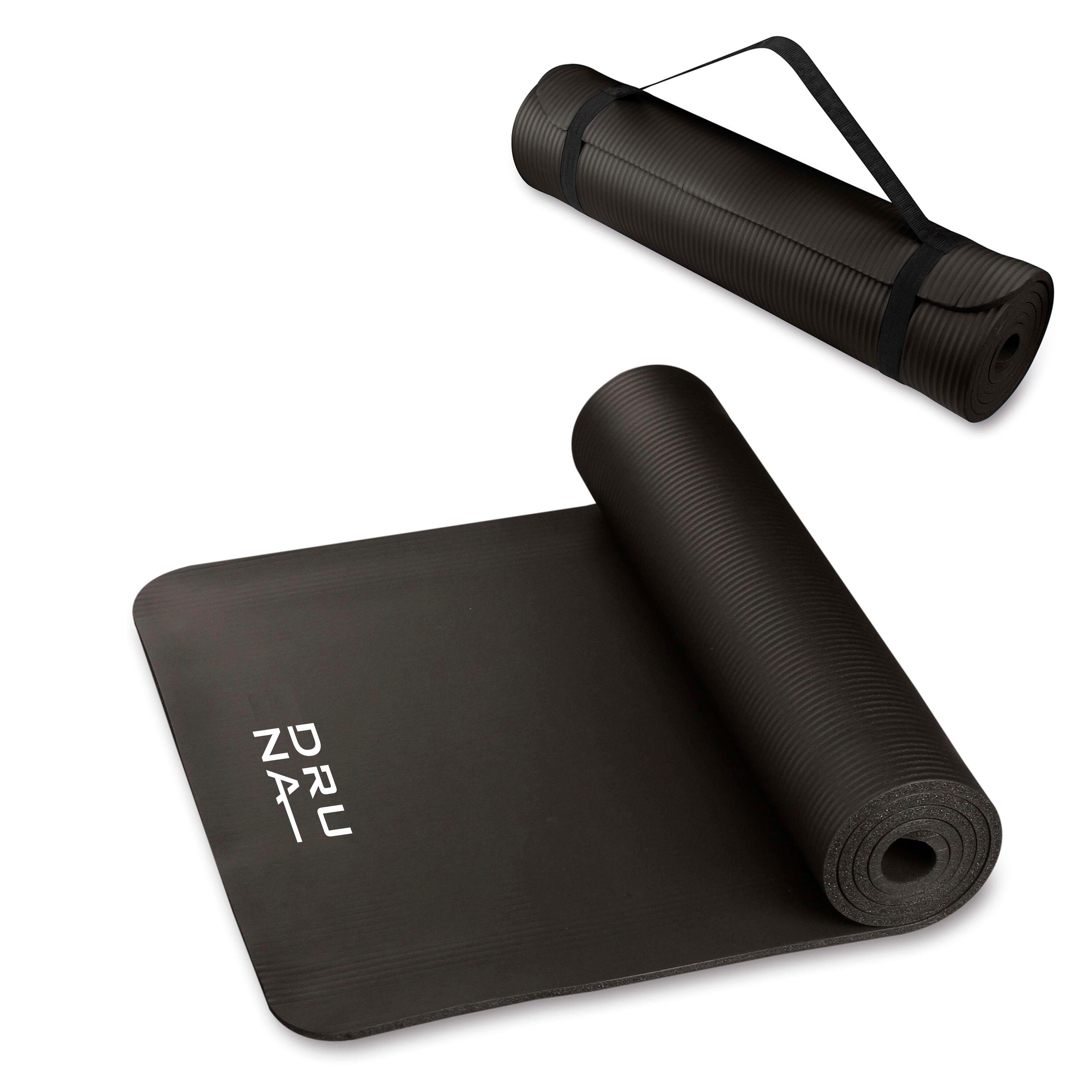 INDIGO SPORTS Esterilla de Yoga y Fitness NBR INDIGO 173*61*1 cm Negro