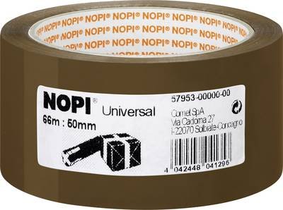 Nopi UNIVERSAL 57953-00000-00 Packband Braun (L x B) 66 m x 50 mm 1 St.