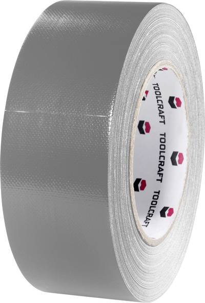 TOOLCRAFT 54B48L20AC 54B48L20AC Gewebeklebeband Gaffer Grau (L x B) 20 m x 48 mm 1 St.