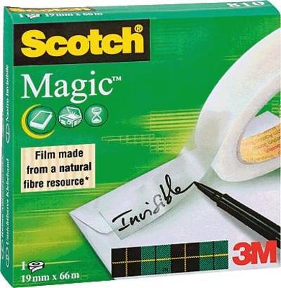 Scotch SCOTCH® Magic™ 810 M8101966 Klebeband Scotch® Magic™ 810 Transparent (L x B) 66 m x 19 mm 1 St.
