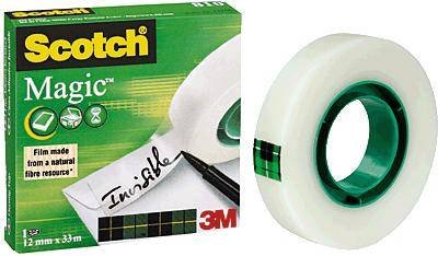 Scotch Scotch® Magic™ 810 M8101233 Klebeband Scotch® Magic™ 810 Transparent (L x B) 33 m x 12 mm 1 St.