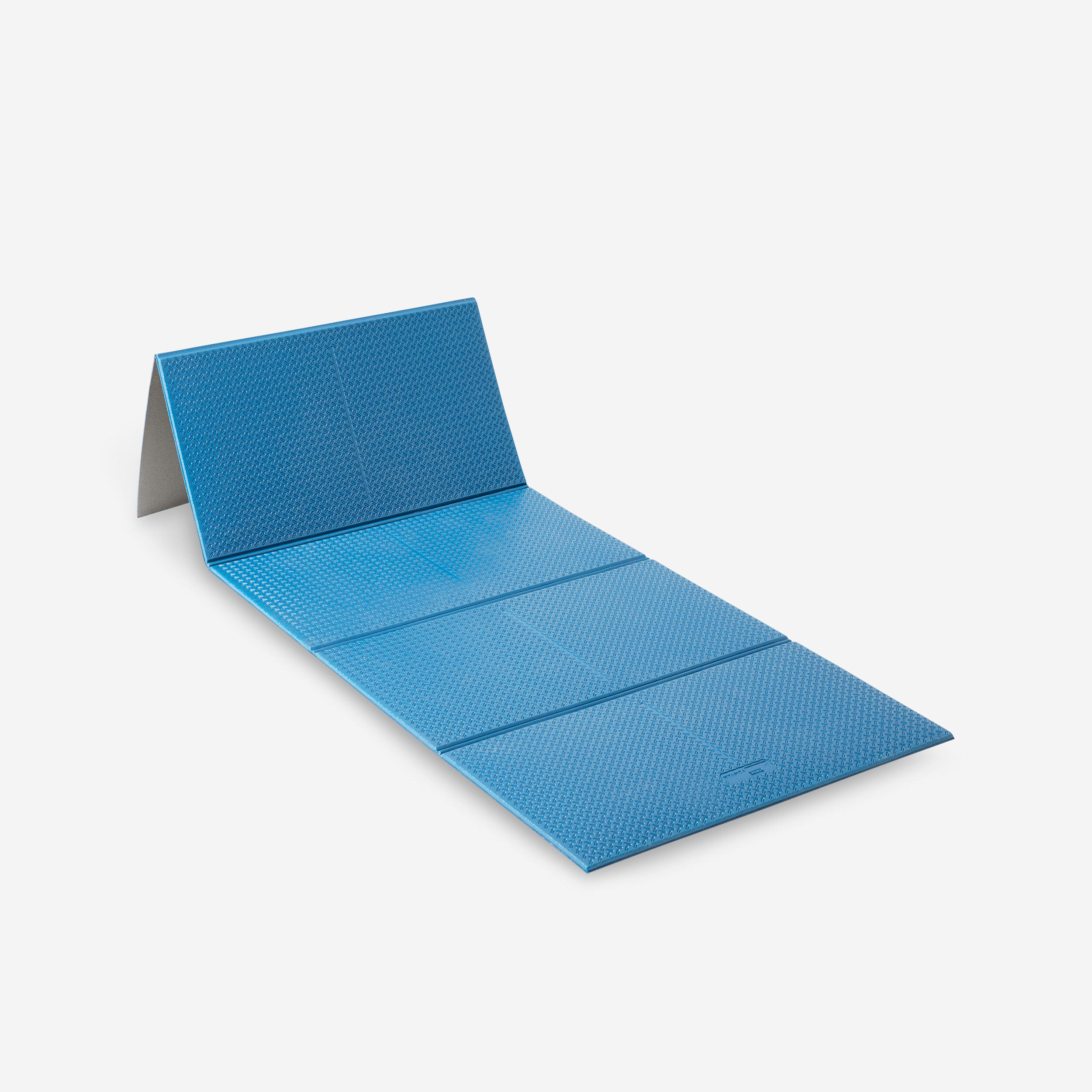 DOMYOS Esterilla pilates 160 cm x 58 cm x 7 mm - Tone mat Fold azul