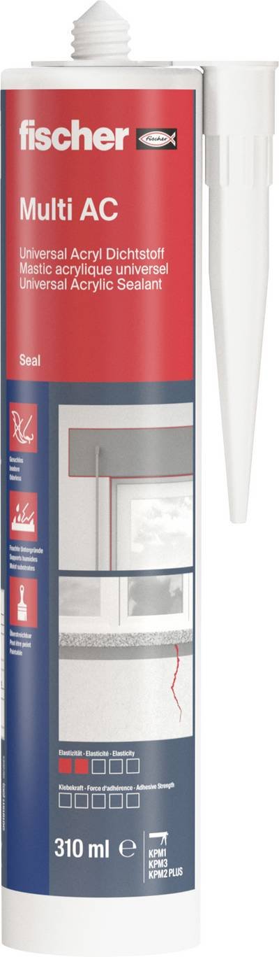 Fischer DA Acryl Herstellerfarbe Weiß 053110 310 ml