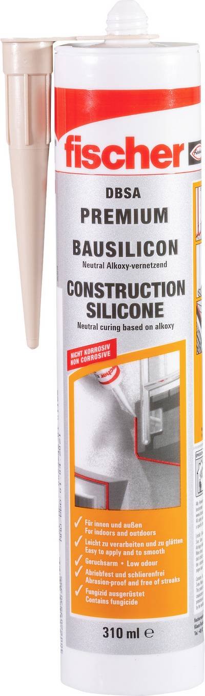 Fischer DBSA Bau-Silikon Herstellerfarbe Braun 053093 310 ml