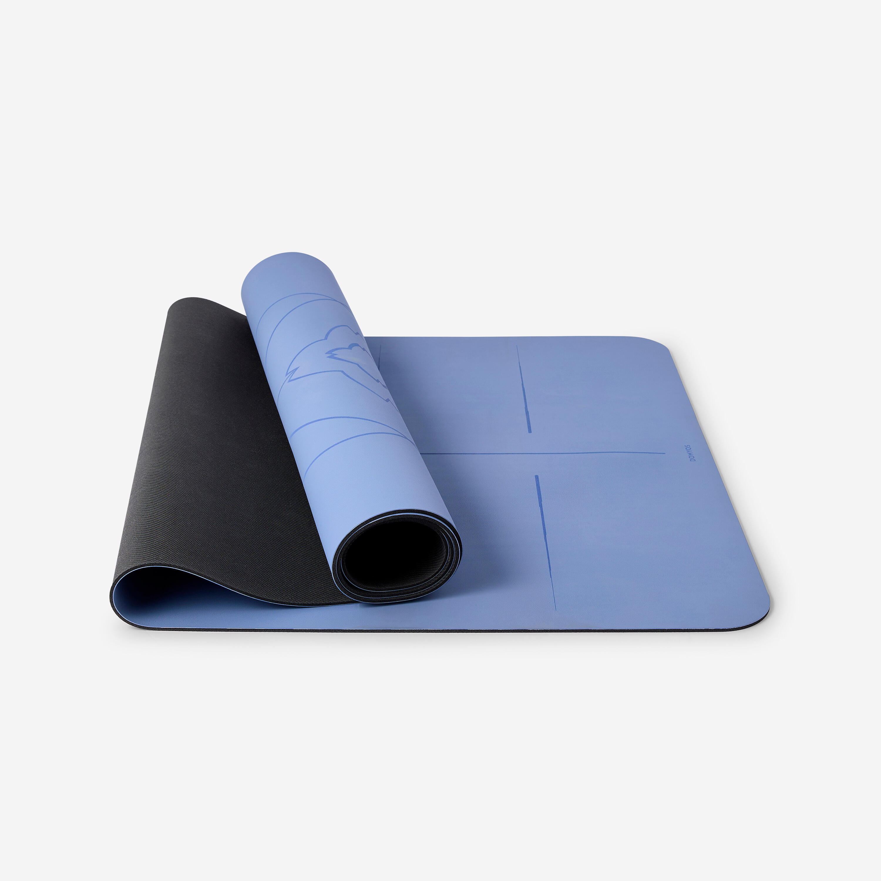 KIMJALY Esterilla Yoga Azul Ultraadherente Grosor 4 mm